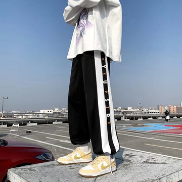 New Mens Streetwear Pants Casual Ankle Length Trousers Hip Hop Harajuku Sweatpants aidase-shop